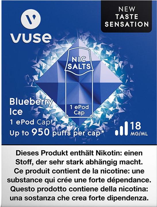 Actual product image Vuse Blueberry Ice (Bilberry)
