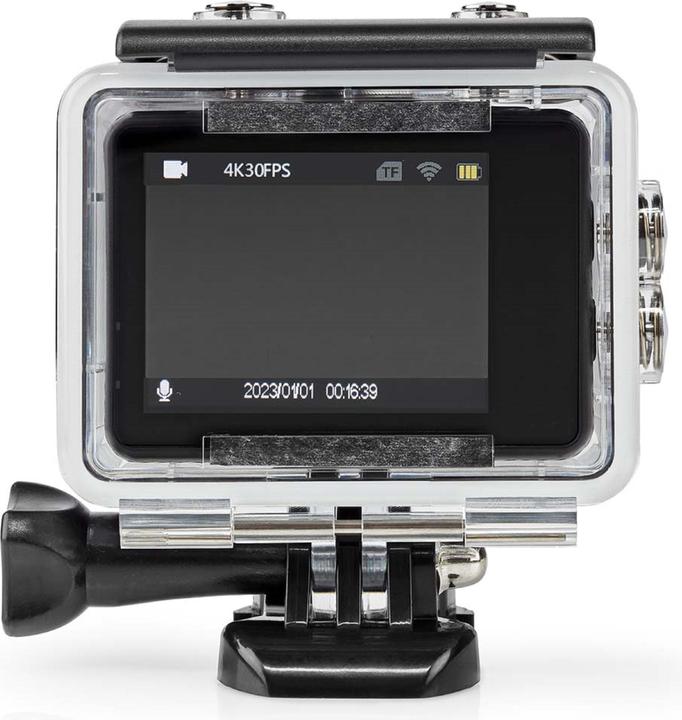 Image du produit Nedis Action Cam | 4K@30fps | 16 MPixel | Etanche à : 30.0 m | 90 min | Wi-Fi | App disponible (30p, WiFi)