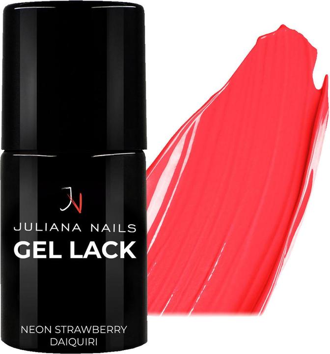 Juliana Nails Gel Lack Neon Strawberry Daiquiri (Neon Strawberry Daiquiri, UV-Gel Lack)