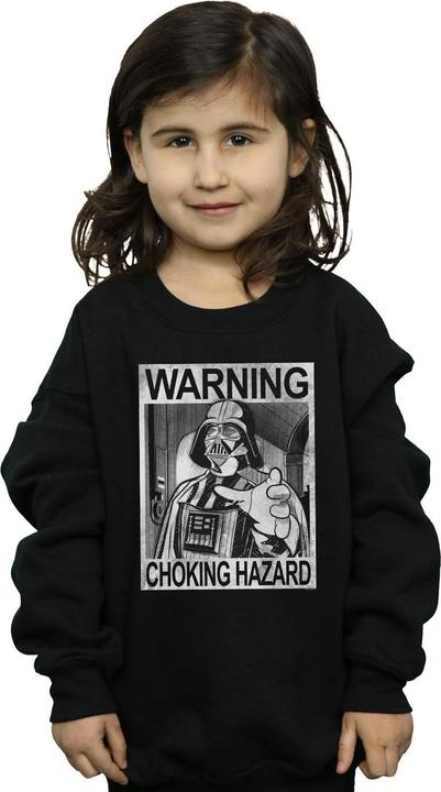 Immagine prodotto Star Wars Vader Choking Hazard Felpa Ragazze (128)