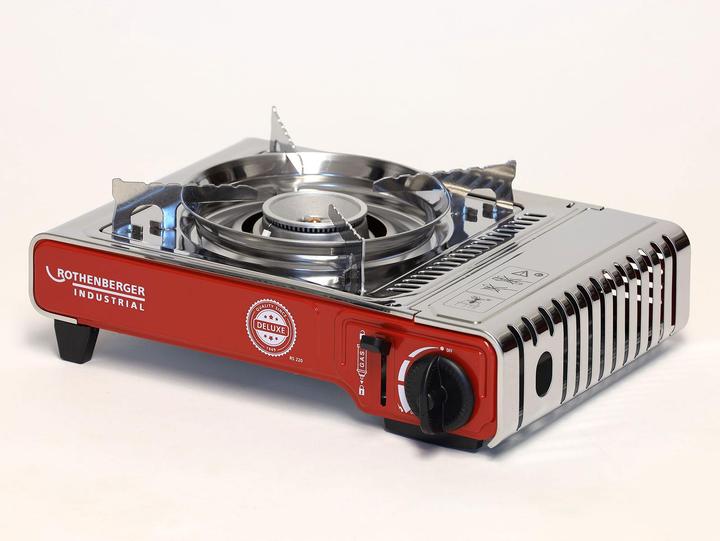 Produktbild Rothenberger Industrial Gas Camping Kocher Deluxe RS 220 1500004233 Edelstahl