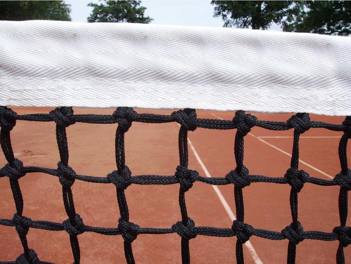 Actual product image Court Royal Tennis net double row, with tensioning rope at the bottom