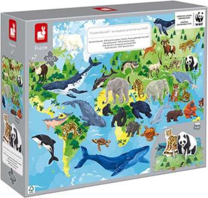 Image du produit Janod WWF Puzzle les especes prioritaires 350pcs (350 pièces)