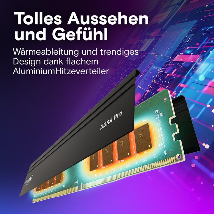 Produktbild Crucial Pro (2 x 32GB, 3200 MHz, DDR4-RAM, U-DIMM)