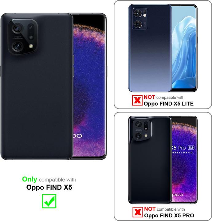 Image du produit Cadorabo Coque pour Oppo FIND X5 universel avec Clip (Oppo Find X5)