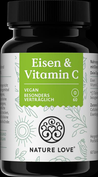 Actual product image Nature Love Iron & Vitamin C (60 Piece, 45 g)