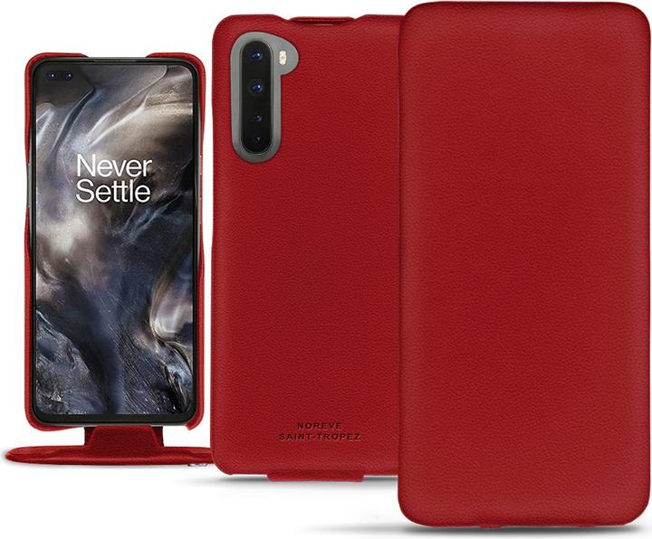 Actual product image Noreve Leather cover vertical (OnePlus North)