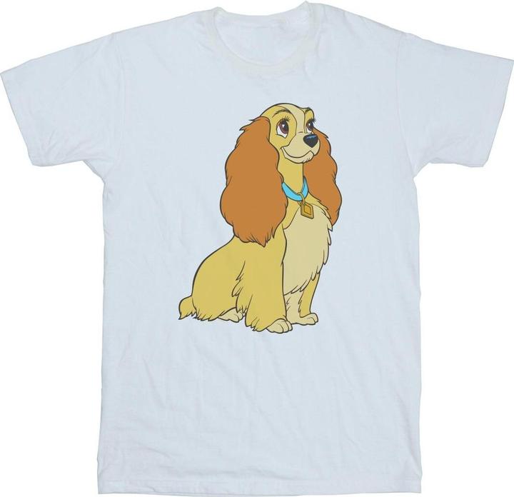 Disney Lady And The Tramp Lady Spaghetti Heart TShirt (4XL)