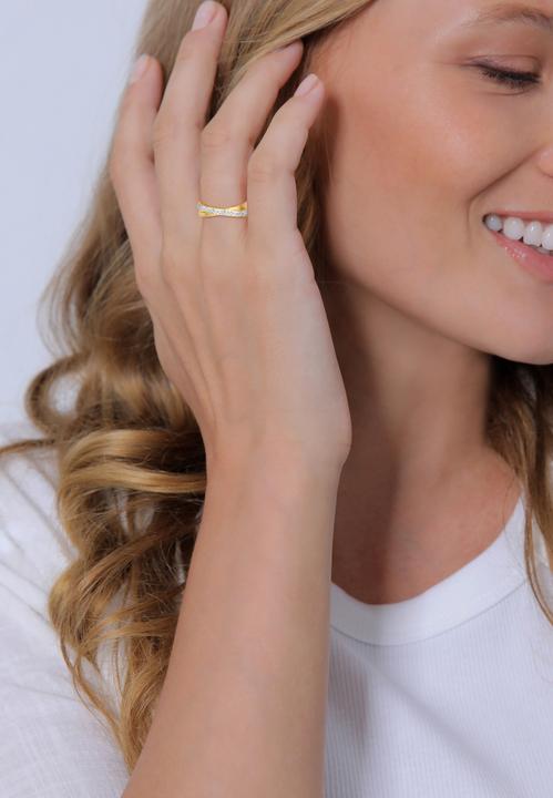 Produktbild Elli Wickelring mit Kristallen (62, 925 Silber)