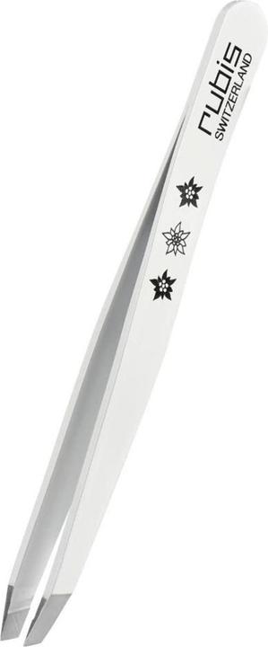 Actual product image Rubis Pinzette schräg Inox Edelweiss Druck