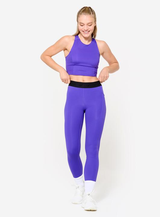Produktbild Domyos Crop Top Damen enganliegend - violett (M)