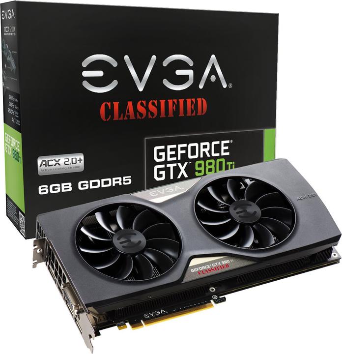 Actual product image EVGA GTX 980 Ti Classified ACX 2.0+ (6 GB)