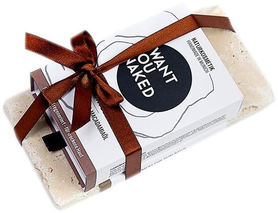 Actual product image I want you naked Soap holder NAKED SOAPSTONE with cocoa butter & macadamia oil
