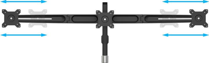 Image du produit Multibrackets Kit d'extension à 6 écrans pour support de table EX Kit Triple (Tables, 24")