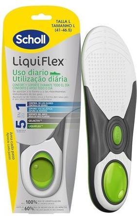 Scholl LiquiFlex Daily Support Einlegesohlen Herrenschuhe Grösse 7-11.5 Memory Foam Arch Support