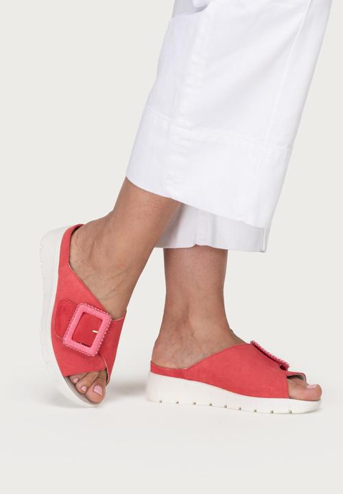Actual product image Vitaform Pantolette Veloursleder Supersoft (41)