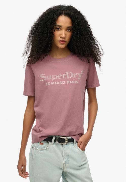 Actual product image Superdry Venue Metallic Relaxed Tee (8)