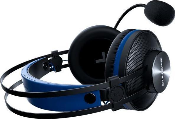 Actual product image Cougar IMMERSA ESSENTIAL - Headset - full cable - 3.5 mm jack plug - blå (Cable)