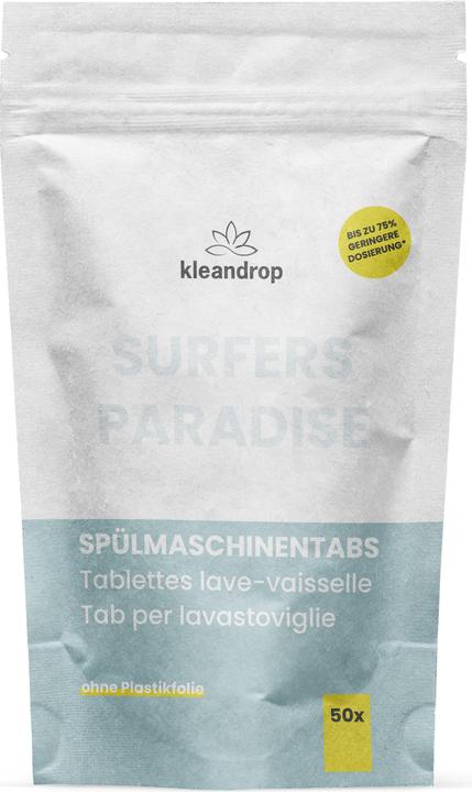 Kleandrop Languettes pour lave-vaisselle (Tabs, 50 Cycles de lavage)