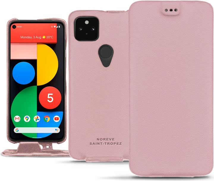 Actual product image Noreve Leather cover vertical (Google Pixel 5)