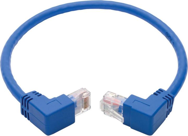 Produktbild Eaton Up/Down-Angle Cat6 Gigabit Molded UTP Ethernet Cable RJ45 Up-Angle M to RJ45 Down-An (U/UTP, CAT6, 0.31 m)