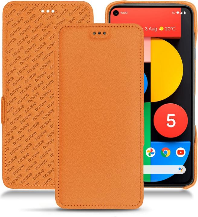 Actual product image Noreve Leather case horizontal (Google Pixel 5)