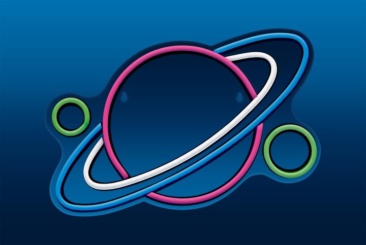 Actual product image Activejet AJE-NEON PLANET LED Neon (32 cm, Indoor, Outdoor)