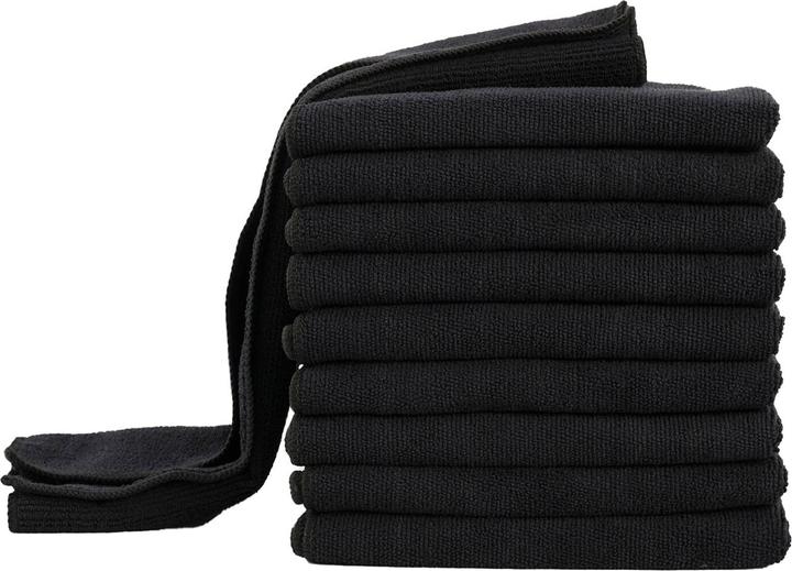 Produktbild Casativo 20er Set Mikrofaser-PutztÃ¼cher, schwarz, 40 x 40 cm (20 Stk.)