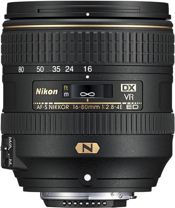 Image du produit Nikon AF-S Nikkor 16-80mm f/2.8-4 E ED DX (Nikon DX, APS-C / DX)