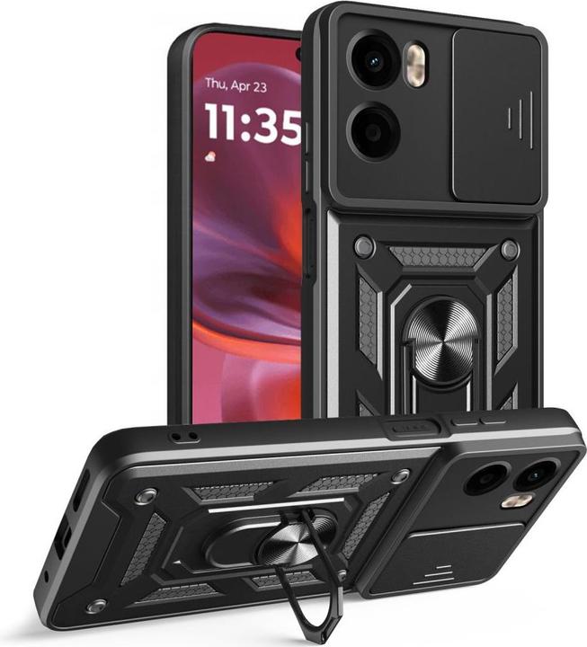 Produktbild Tech-Protect CamShield Pro Case for Motorola Moto G05 / E15 - Black (Motorola Moto G5)