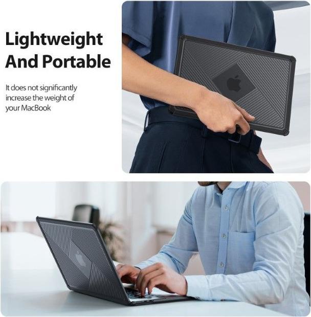 Actual product image Dux Ducis LCGH Protective Hard Case Series (13", Apple)