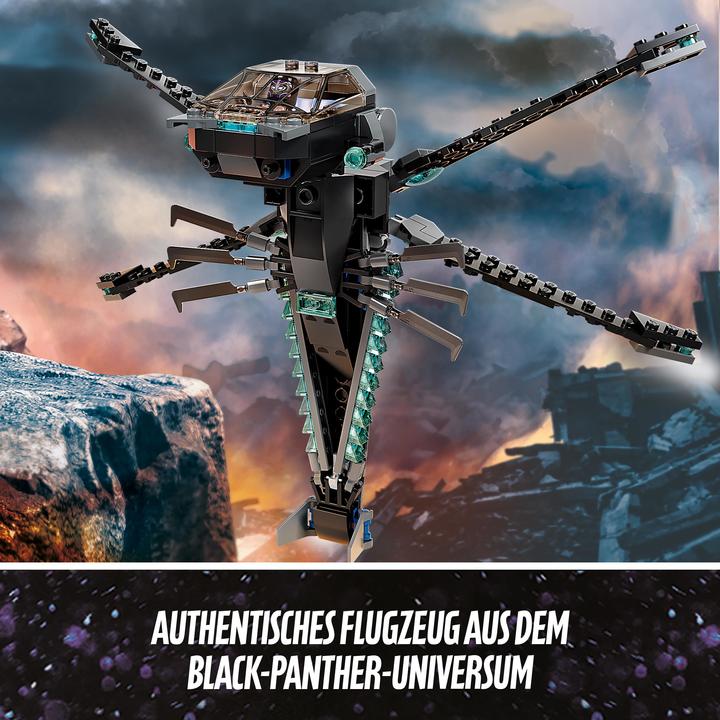 Actual product image LEGO Black Panthers Dragonfly (76186, LEGO Marvel)