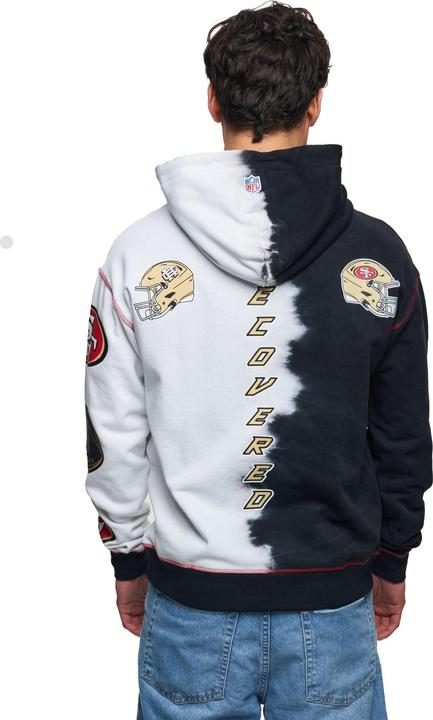 Immagine prodotto Recovered Felpa con cappuccio in pile Re:covered - INK DYE San Francisco 49ers - L (L)