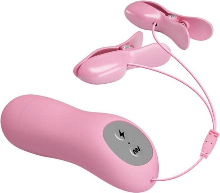 Actual product image Baile Electrosex Nipple Clamp with Vibration