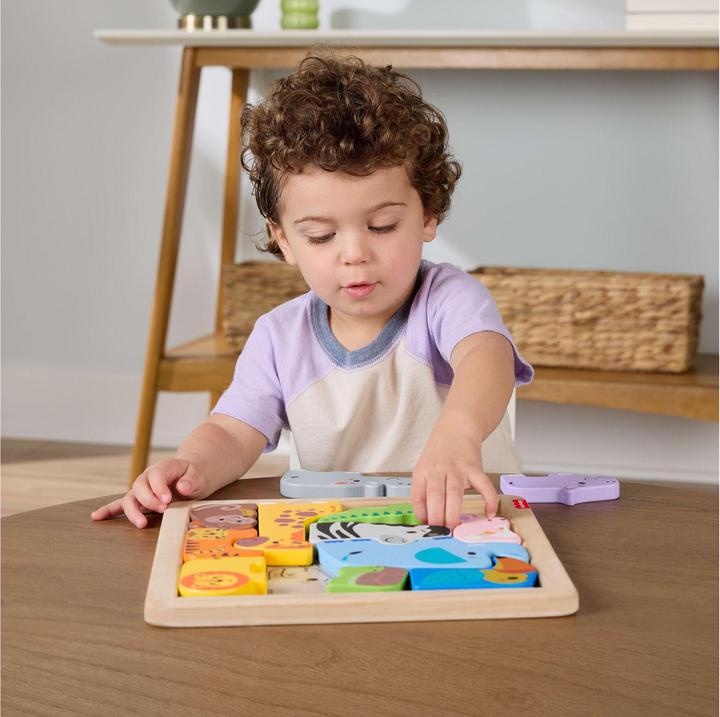 Actual product image Fisher-Price 2-in-1 Tierwelt aus Holz (13 pieces)