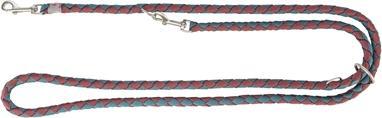 Actual product image Trixie Hondenriem Cavo Verstelbaar Sangria / Petrol - 200X1,8 Cm (Dog, General)