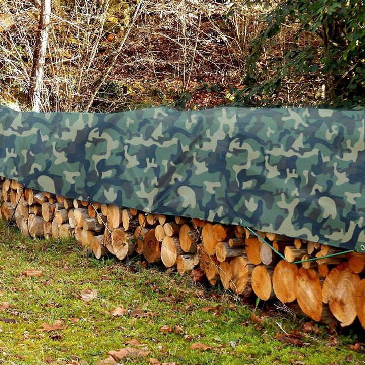 Actual product image Casa Pura Abdeckplane Camouflage (150 x 600 cm)