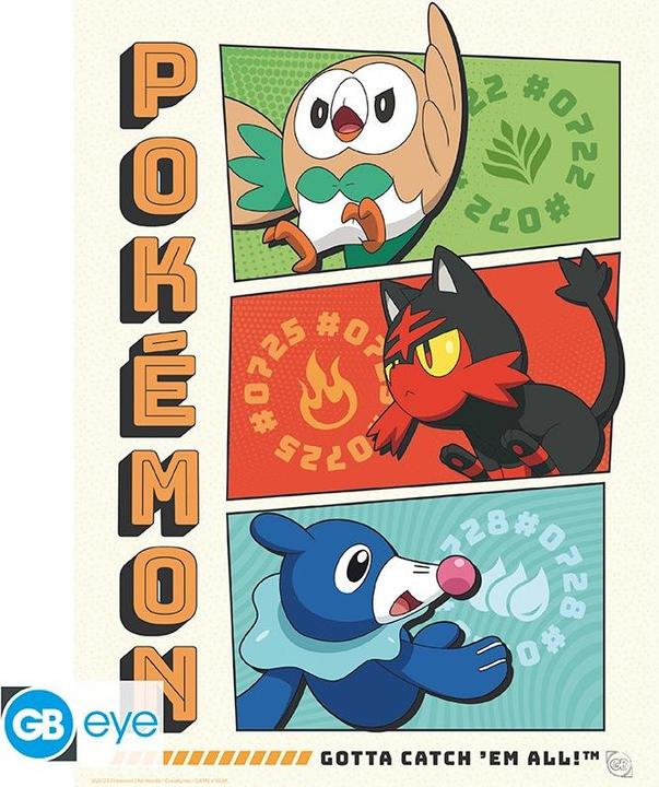 Produktbild Abysse POKEMON - Portfolio 9 posters Starters