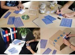 Actual product image Wedo Stencil Set with Pen (118 mm)