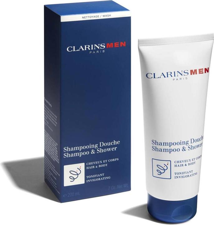 Produktbild Clarins Shampooing Douche Men (200 ml, Flüssiges Shampoo)