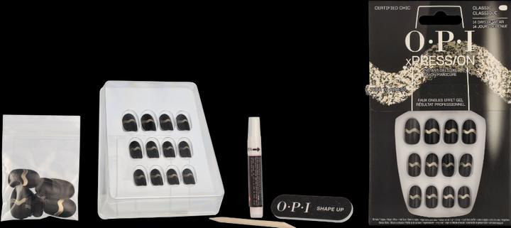 Actual product image OPI Xpress/On Nail Art (Black, gold coloured, Colour paint)