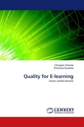 Immagine prodotto Quality for E-learning (Tedesco, Chrispen Chiome, Primrose Kurasha, 2011)