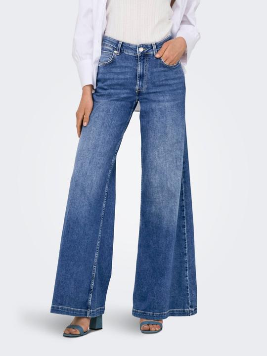 Produktbild Only ONLCALIFORNIA Mittlere Taille Weiter Beinschnitt Jeans Jeans mit weitem Bein (W25/L30)