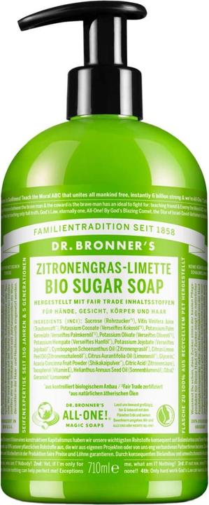 Dr. Bronner's Sugar Soap (Flüssigseife, 710 ml)