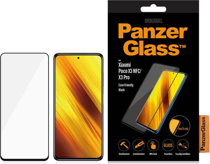 Productafbeelding PanzerGlass Geval Vriendelijk (1 Stuk, Xiaomi Poco X3 Pro, Xiaomi Poco X3)