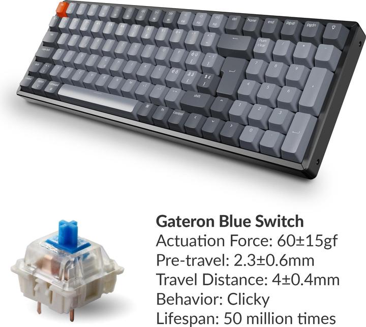 Immagine prodotto Keychron K4 (CH, Senza fili, Cablato)