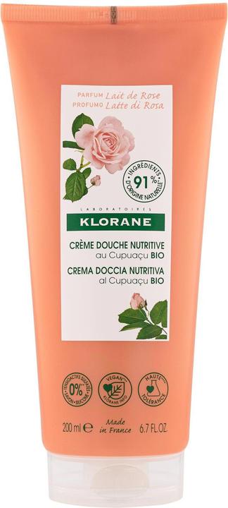 Klorane Duschcreme mit Rosenmilch (200 ml)