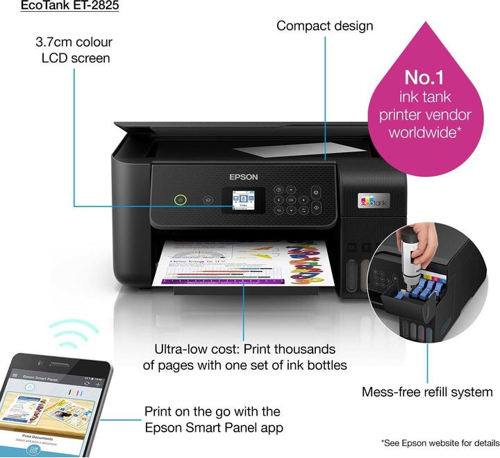 Produktbild Epson ET-2825 (Tintentank, Farbe)