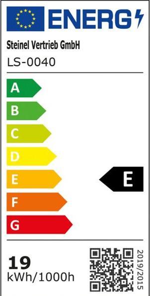 Label énergétique Steinel Xled One (2550 lm, IP44)