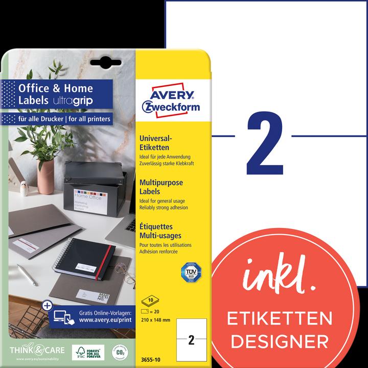 Actual product image Avery Labels, Home Office, Kleinpackung